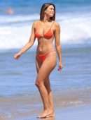 Jennifer Lahmers Booty in Bikini on the Beach in Los Angeles