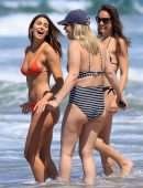 Jennifer Lahmers Booty in Bikini on the Beach in Los Angeles