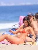 Jennifer Lahmers Booty in Bikini on the Beach in Los Angeles