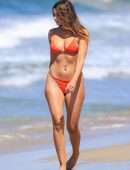 Jennifer Lahmers Booty in Bikini on the Beach in Los Angeles