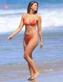 Jennifer Lahmers Booty in Bikini on the Beach in Los Angeles