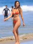 Jennifer Lahmers Booty in Bikini on the Beach in Los Angeles