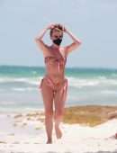 Julianne Hough Booty in Bikini on the Beach in Tulum
