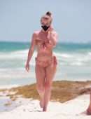 Julianne Hough Booty in Bikini on the Beach in Tulum