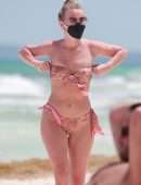 Julianne Hough Booty in Bikini on the Beach in Tulum