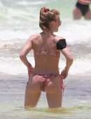 Julianne Hough Booty in Bikini on the Beach in Tulum