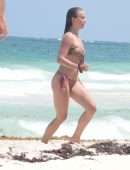 Julianne Hough Booty in Bikini on the Beach in Tulum
