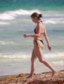 Julianne Hough Booty in Bikini at a Beach in Tulum