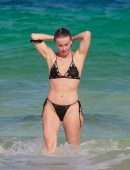 Julianne Hough Booty in Bikini at a Beach in Tulum