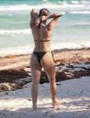 Julianne Hough Booty in Bikini at a Beach in Tulum