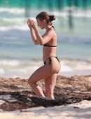 Julianne Hough Booty in Bikini at a Beach in Tulum