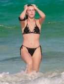 Julianne Hough Booty in Bikini at a Beach in Tulum