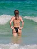 Julianne Hough Booty in Bikini at a Beach in Tulum