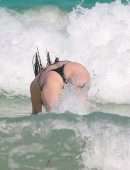 Julianne Hough Booty in Bikini at a Beach in Tulum