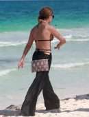 Julianne Hough Booty in Bikini at a Beach in Tulum