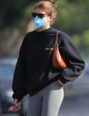 Kaia Gerber Booty, Outside a Private Pilates Class in West Hollywood