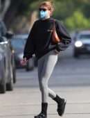 Kaia Gerber Booty, Outside a Private Pilates Class in West Hollywood