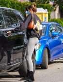 Kaia Gerber Booty, Outside a Private Pilates Class in West Hollywood