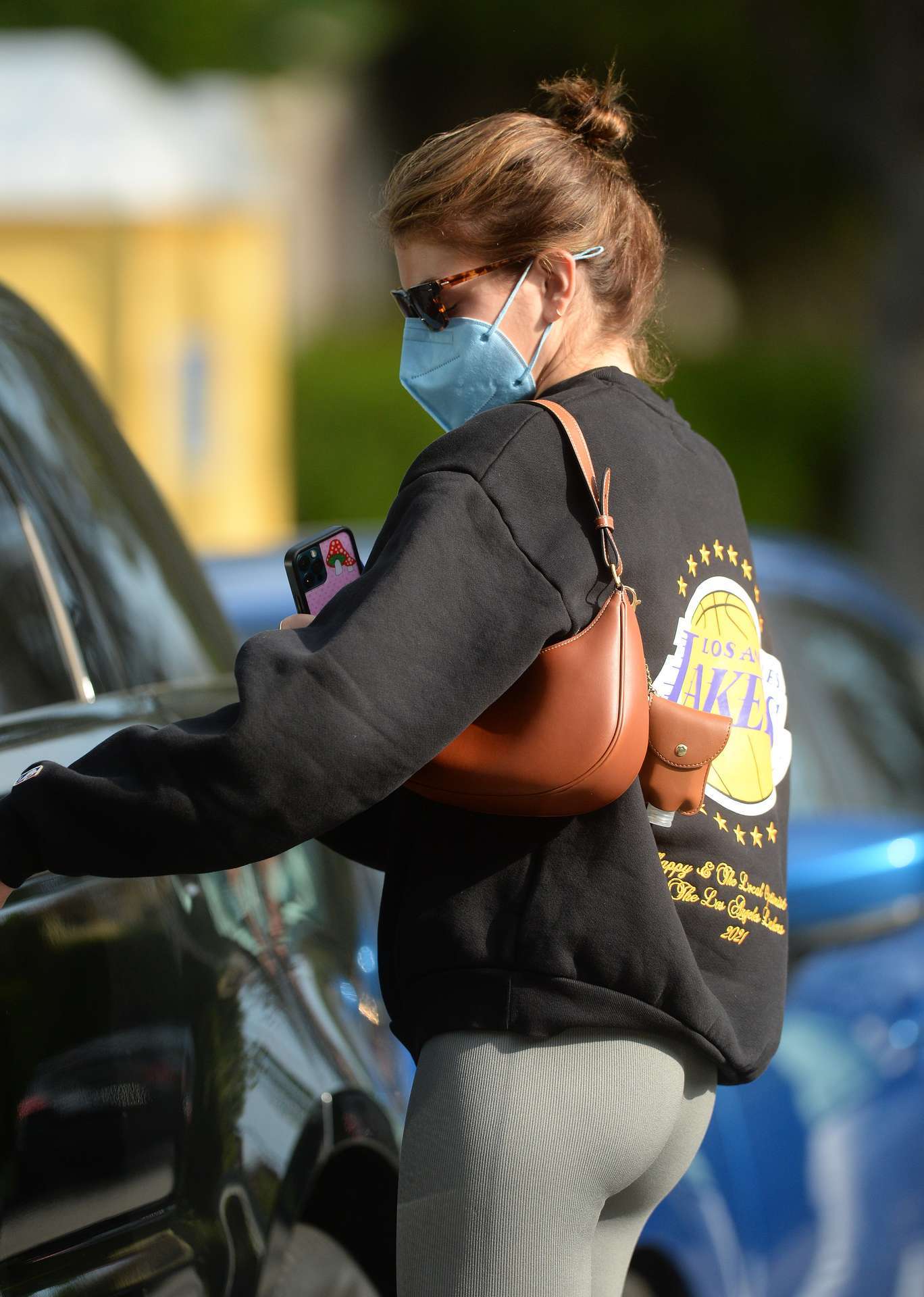 Kaia Gerber Booty, Outside a Private Pilates Class in West Hollywood