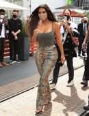 Kim Kardashian Pokies at SKIMS Pop Up Shop in Los Angeles