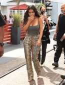 Kim Kardashian Pokies at SKIMS Pop Up Shop in Los Angeles