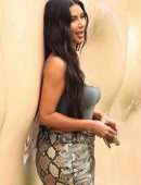 Kim Kardashian Pokies at SKIMS Pop Up Shop in Los Angeles