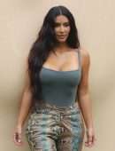Kim Kardashian Pokies at SKIMS Pop Up Shop in Los Angeles