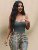 Kim Kardashian Pokies at SKIMS Pop Up Shop in Los Angeles