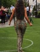 Kim Kardashian Pokies at SKIMS Pop Up Shop in Los Angeles