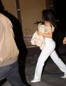 Kylie Jenner Cleavage, Heading to Dinner in Beverly Hills