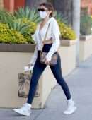 Madison Beer Booty in Tight Leggings at Erewhon in Los Angeles