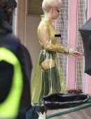 Maisie Williams See-Through on the Set of Pistol