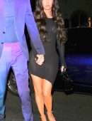 Megan Fox in a Short Sheer Black Dress at the Nice Guy in West Hollywood