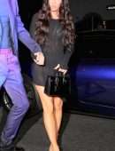 Megan Fox in a Short Sheer Black Dress at the Nice Guy in West Hollywood