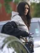 Nina Dobrev Booty in Leggings Out in Los Angeles