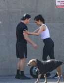 Nina Dobrev Working Out at a Private Gym in Santa Monica