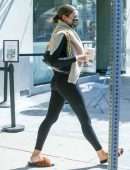 Olivia Culpo Booty in Black Leggings Out in Los Angeles