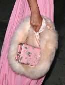 Paris Hilton Cleavage, Poses upon Arriving at Craig's in West Hollywood