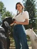 Phoebe Tonkin in Reformation Fibretrace Campaign 2021