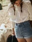 Phoebe Tonkin in Reformation Fibretrace Campaign 2021