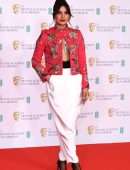 Priyanka Chopra and Nick Jonas at EE British Academy Film Awards in London