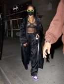 Rihanna in See-Through Top at Wally’s in Beverly Hills