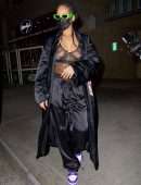 Rihanna in See-Through Top at Wally’s in Beverly Hills