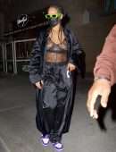 Rihanna in See-Through Top at Wally’s in Beverly Hills