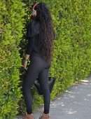 Rumer Willis Booty, Leaving a Pilates Class in West Hollywood
