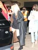 Selena Gomez Leggy and in Sheer Top Out in Malibu