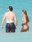 Sofia Richie Booty in Bikini at a Beach in St Barts