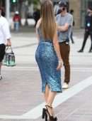 Sofia Vergara at America's Got Talent Taping in Pasadena