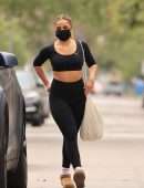 Addison Rae Booty, Leaving a Pilates Class in West Hollywood
