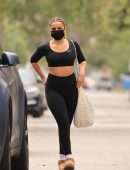Addison Rae Booty, Leaving a Pilates Class in West Hollywood